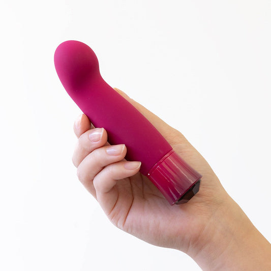 Classy Garnet Vibrador Recargable Con Joya