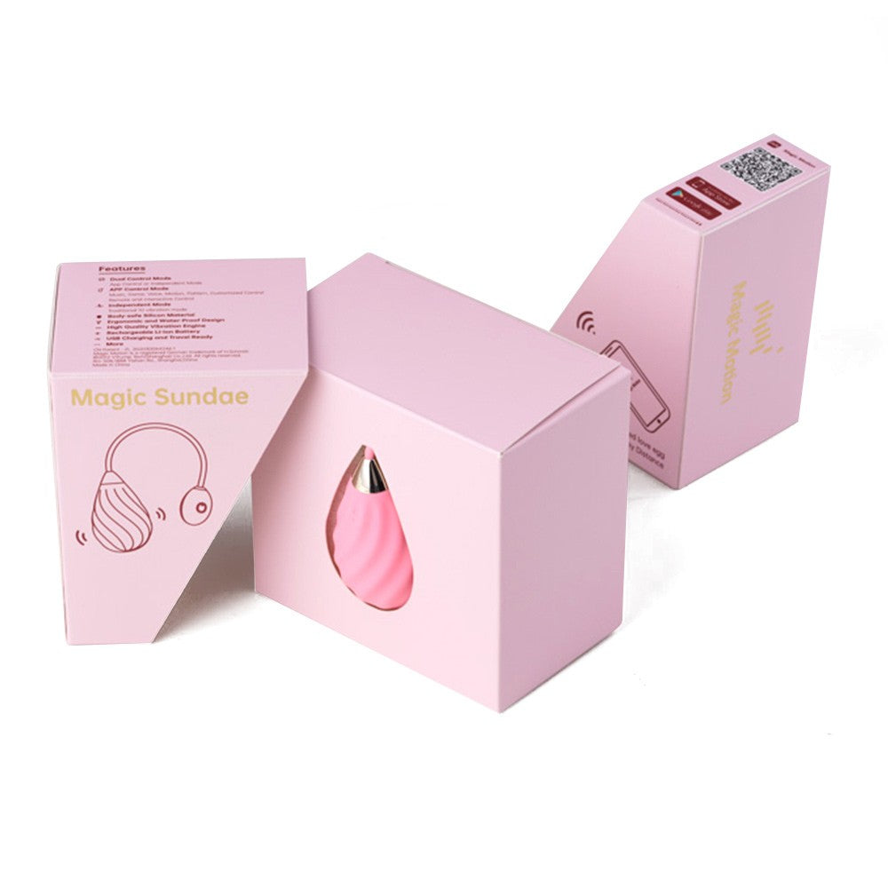 Magic Sundae Vibrador Con APP - Rosado