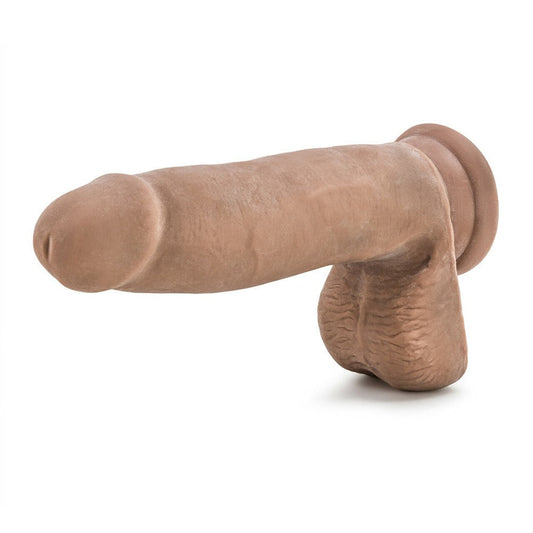 Au Naturel Dildo Doble Densidad 17,8 cm - Moca