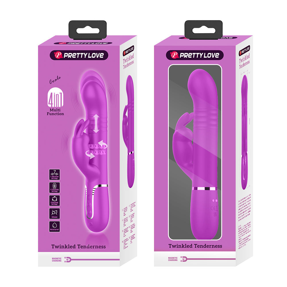 Coale Vibrador Dual 4 en 1 Recargable
