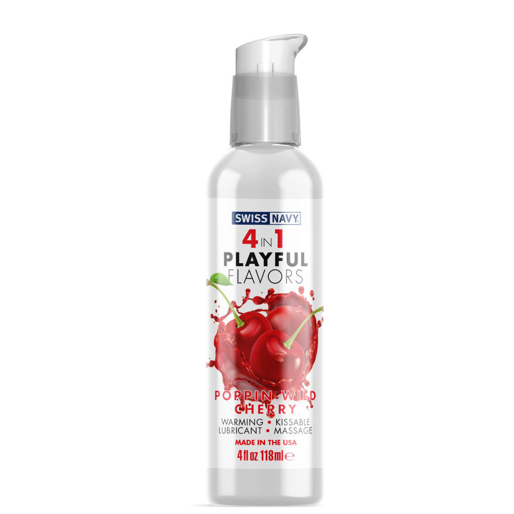4 en 1 Gel Cálido Comestible Cereza 118 ml
