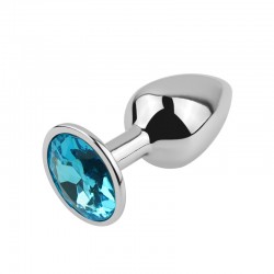 Plug Anal de Acero Joya Azul