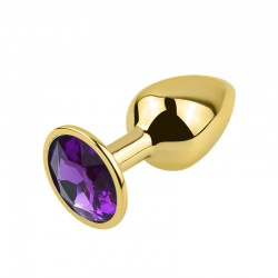 Plug Anal de Acero Dorada...