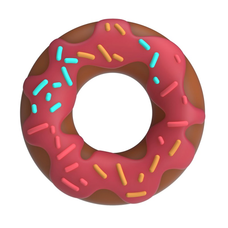 Berry Donut Anillo Erector Silicona...