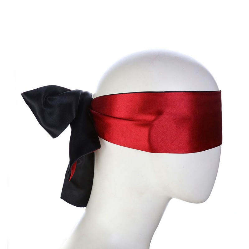 Antifaz de Tela Reversible SENS Rojo...