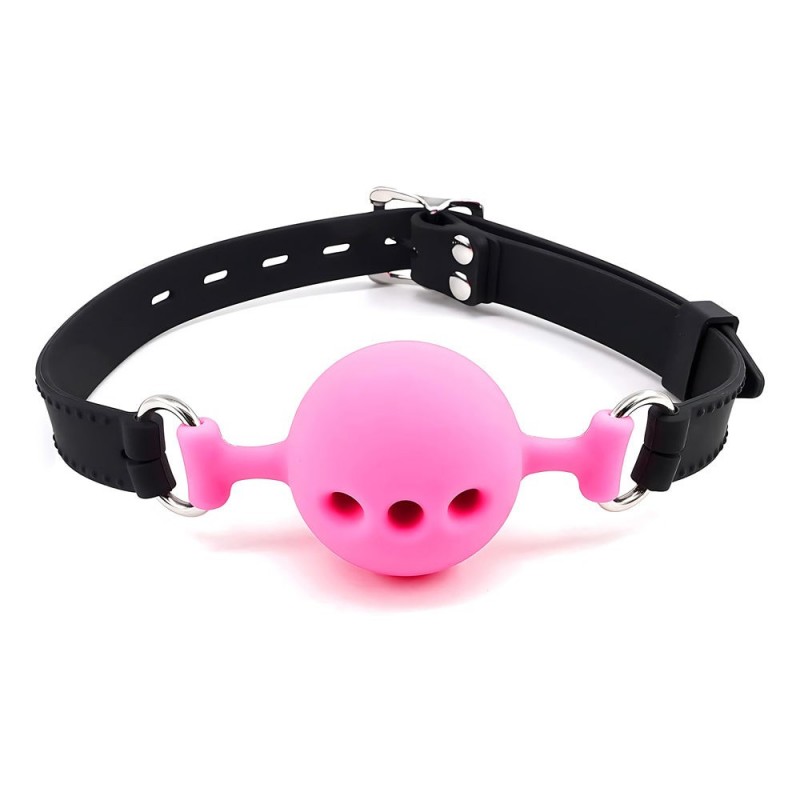 Mordaza Respirable de Silicona SENS Rosa