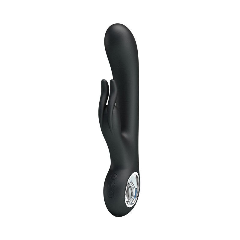 Carina Vibrador Doble Recargable - Negro