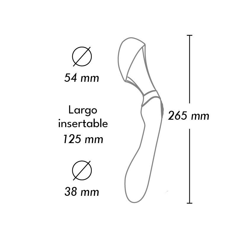 ZOA Vibrador Masajeador - Negro