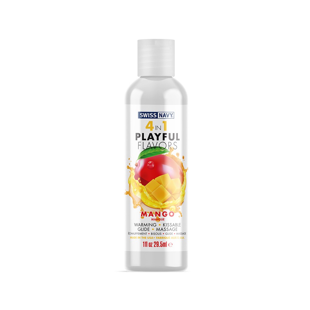 4 en 1 Gel Cálido Comestible Mango 29,5 ml