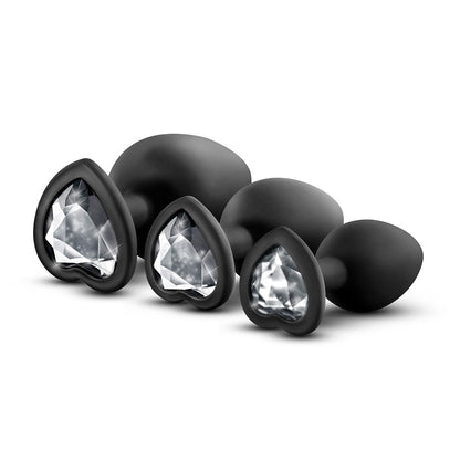 Bling Plugs Kit Entrenamiento Anal - Joyas Blanca