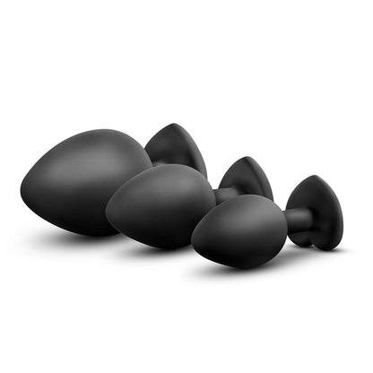 Bling Plugs Kit Entrenamiento Anal - Joyas Blanca