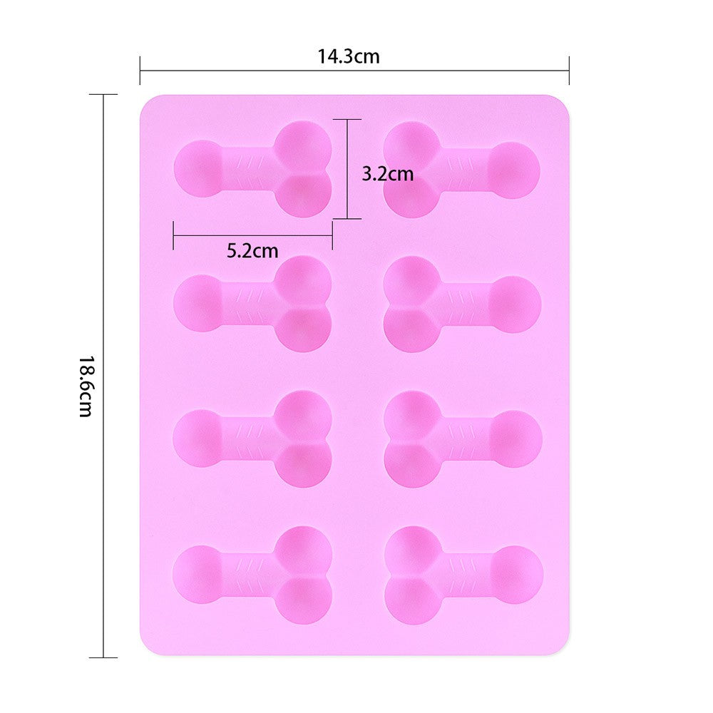 Molde de silicona con forma Penes