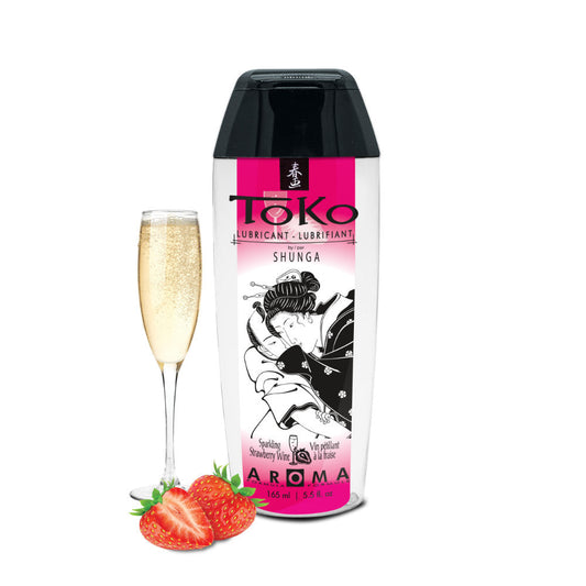 Toko Aroma Lubricante Sabor - Frutillas y Champaña