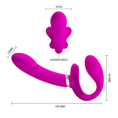 Valerie Vibrador Doble Strapless Recargable