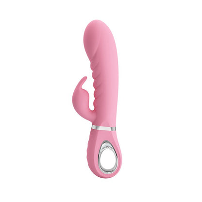 Prescott Vibrador Doble Silicona Extra Suave - Rosa