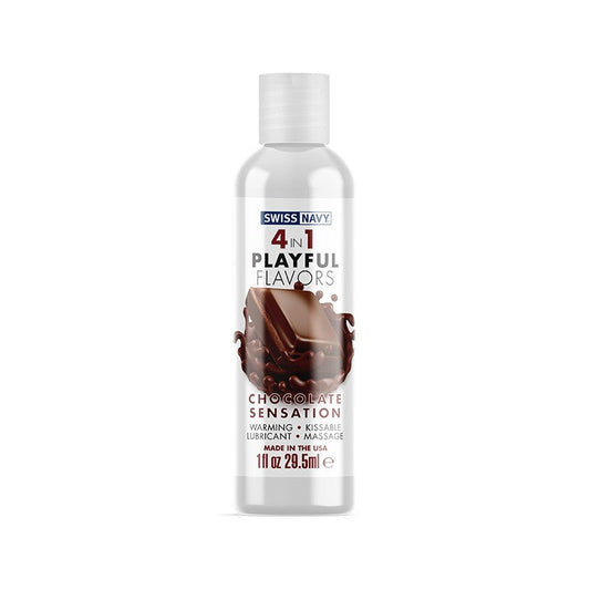 4 en 1 Gel Cálido Comestible - Chocolate