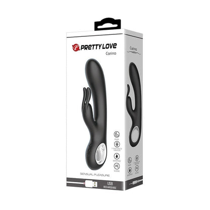 Carina Vibrador Doble Recargable - Negro