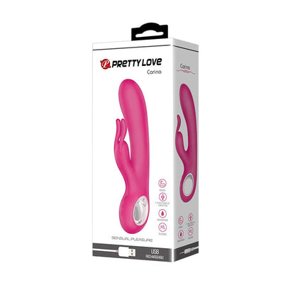 Carina Vibrador Doble Recargable - Rosa