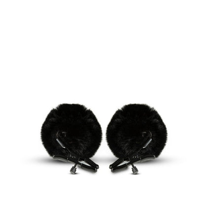 Noir Pinzas Pom Pom Ajustables
