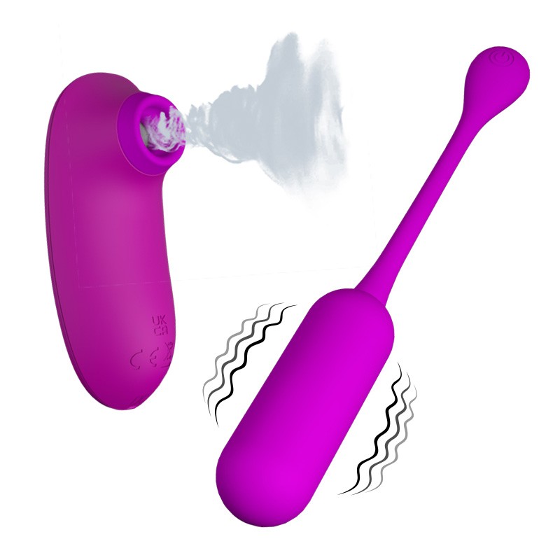 Kit Succionador y Huevo Vibrador