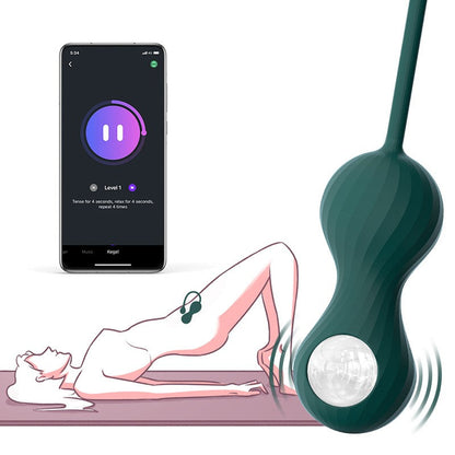 Crystal Duo Bolas Kegel con APP