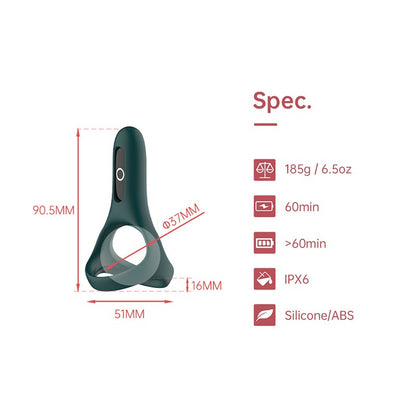 Rise Anillo Vibrador con App