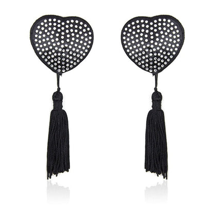 Diamond Heart Pezoneras con Borlas