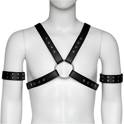 4-Strap Set Arnés de Pecho con Brazaletes