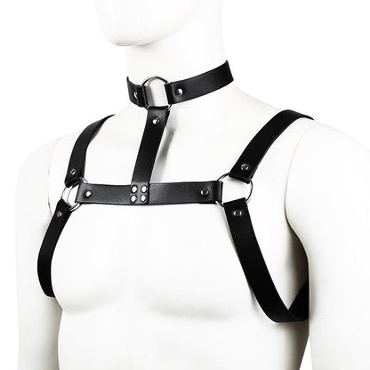 Stud Arnés de Pecho con Collar