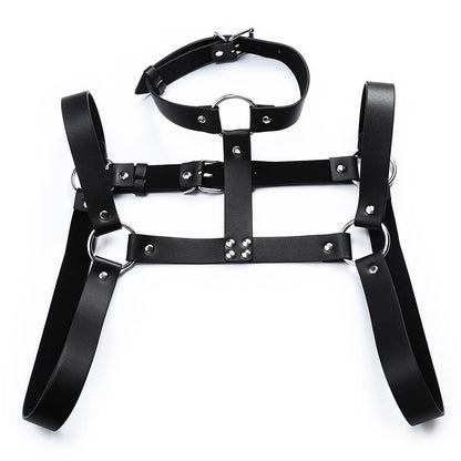 Stud Arnés de Pecho con Collar