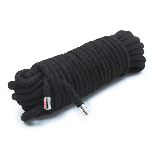 Cuerda Bondage Algodón 10 mt - Negro