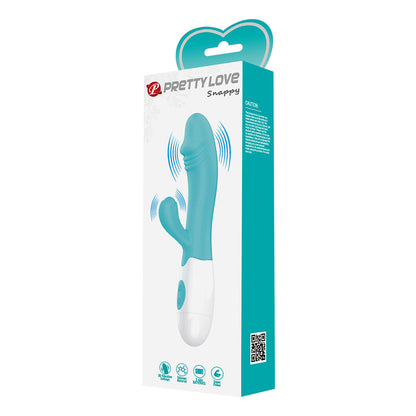 Snappy Vibrador de Doble Estimulación - Turquesa