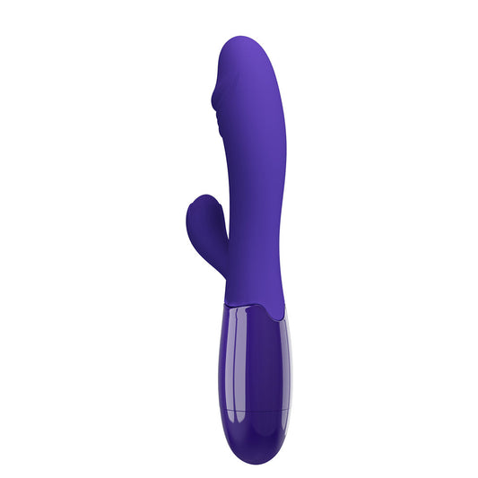 Snappy Vibrador Dual Recargable - Morado