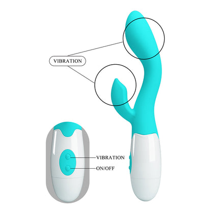 Brighty Vibrador Dual - Turquesa