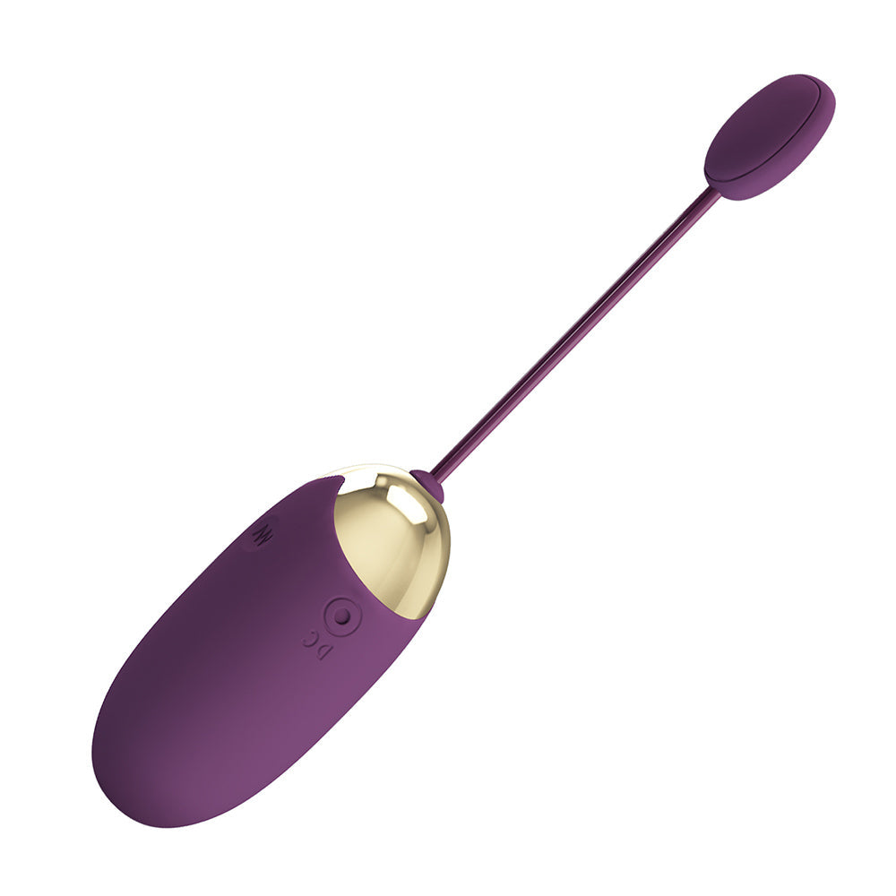 Abner Huevo Vibrador con APP - Morado