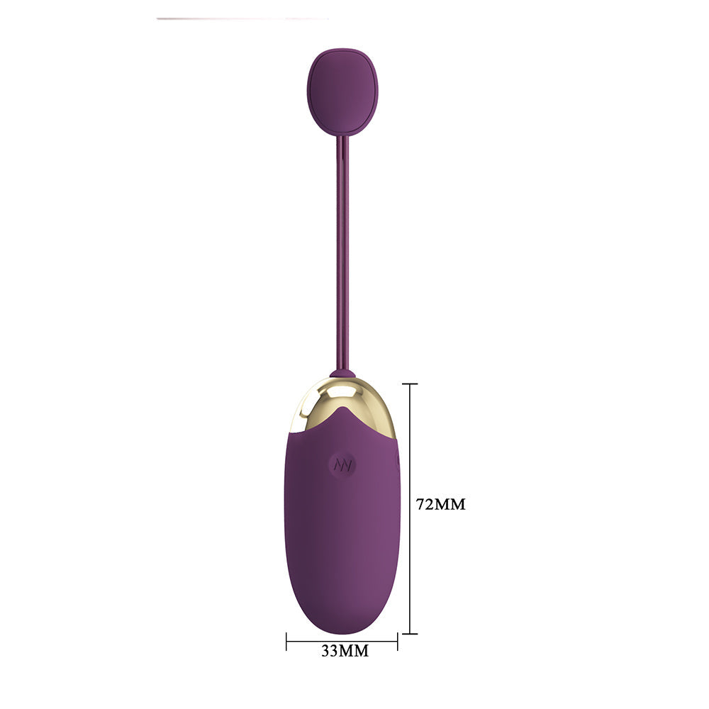 Abner Huevo Vibrador con APP - Morado
