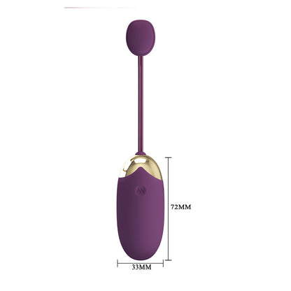 Abner Huevo Vibrador con APP - Morado