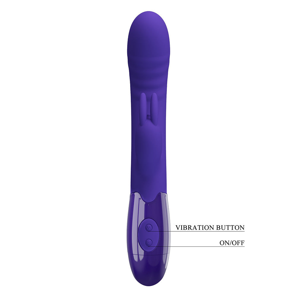 Cerberus Vibrador Recargable - Morado