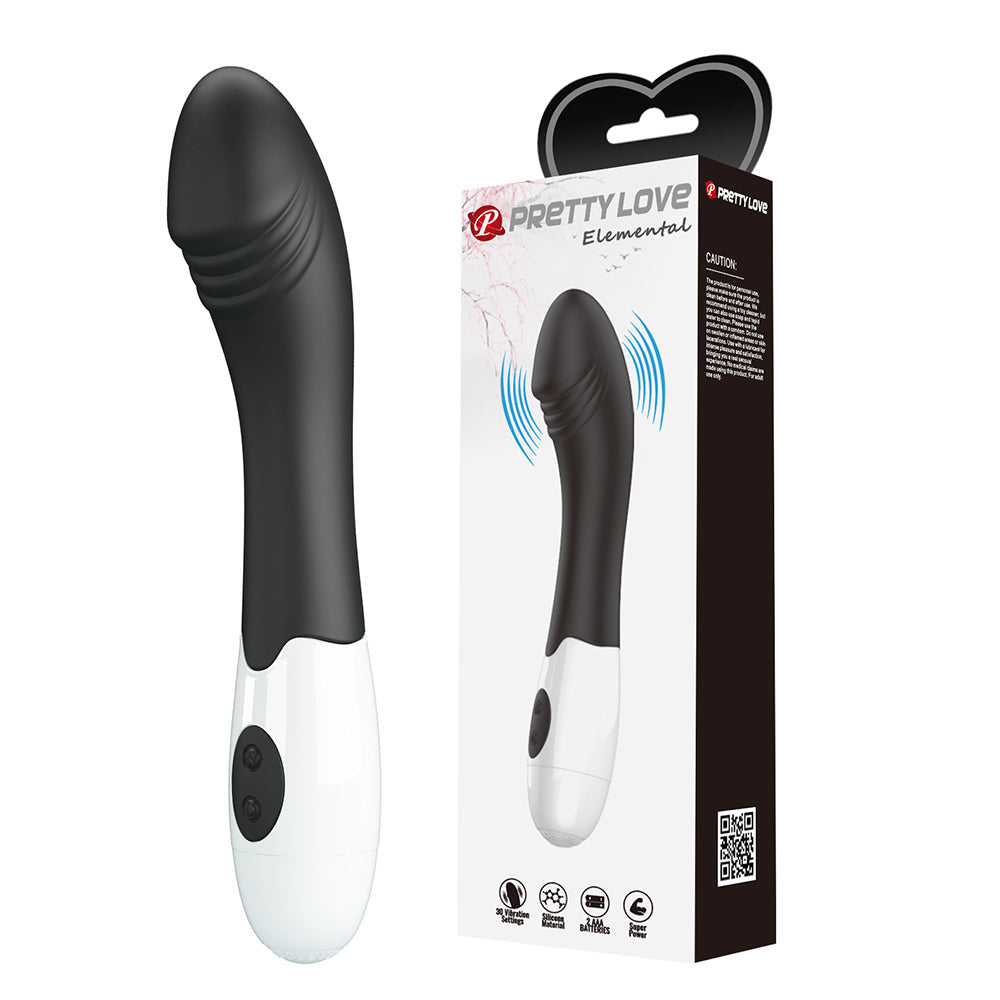 Elemental Vibrador Punto G - Negro