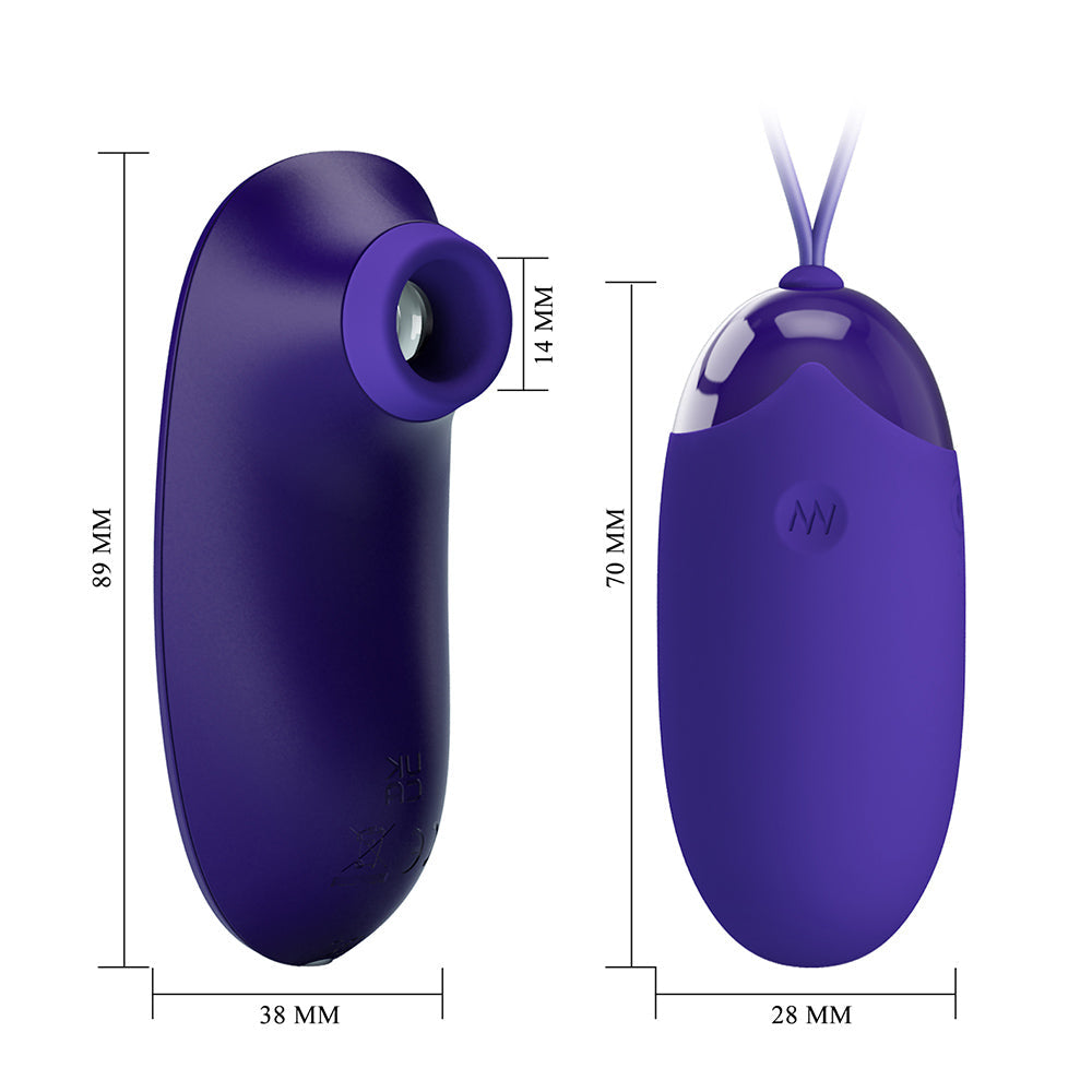 Orthus Kit Succionador y Huevo Vibrador