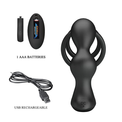 Marshall Vibrador Próstata con Anillo Doble