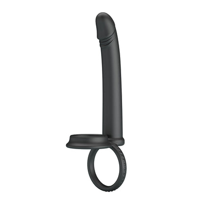 Moses Anillo con Dildo para Doble Penetración