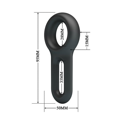 Bull Ring 18 - Anillo Erector Doble Silicona Super Soft