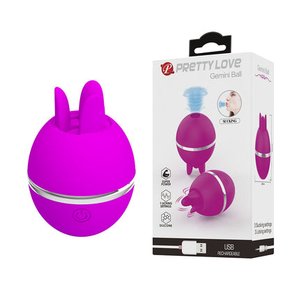 Gemini Ball 2 en 1 Estimulador Externo Recargable