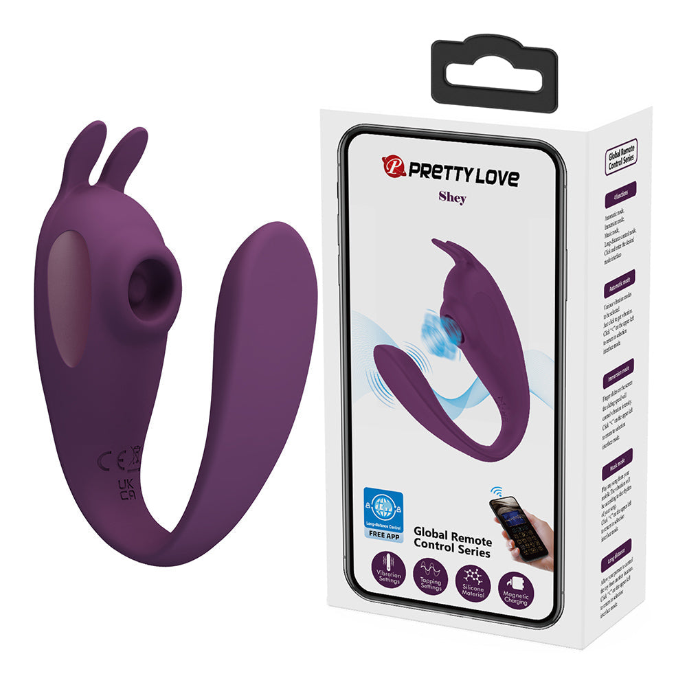 Shey Vibrador y Succionador Con App