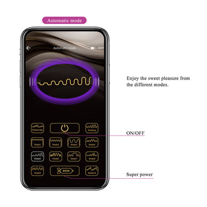 Shey Vibrador y Succionador Con App
