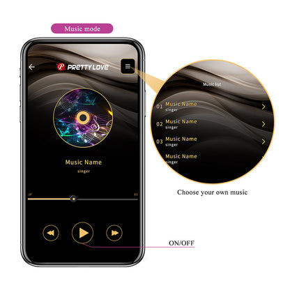 Shey Vibrador y Succionador Con App
