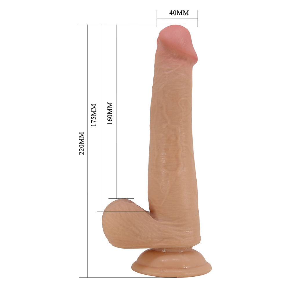 Tallen Dildo Realista Piel Deslizable 22 cm - Vainilla