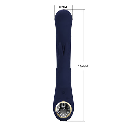 Lamar Vibrador Dual Recargable - Azul