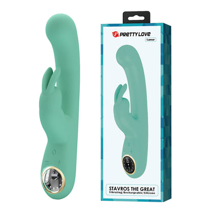 Lamar Vibrador Dual Recargable - Menta